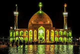 امامزاده آقا علیعباس، بزرگترین گنبد در خاور ميانه